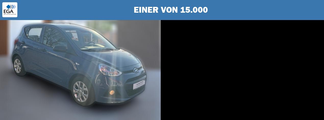 Hyundai i10 Classic Klima teilb.Rücksb AUX MP3 CD RDC Radio BC ZV ESP ABS Servo TRC Airb